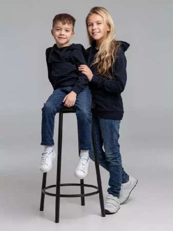 Худи детское Kirenga Kids 2.0, темно-синее, 12 лет