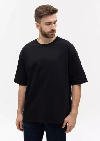 Футболка унисекс оверсайз STAN хлопок 240, 56, Чёрный,  (20)  (54/XXL)