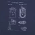Футболка приталенная Old Patents. Lighter, синий меланж, размер S