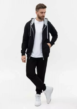 Брюки мужские STAN футер без начёса, 260, 62, Чёрный,  (20)  (44/XS)