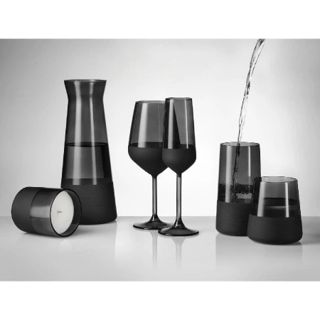 Стакан для воды высокий Блэк Эдишн (Black Edition), черный