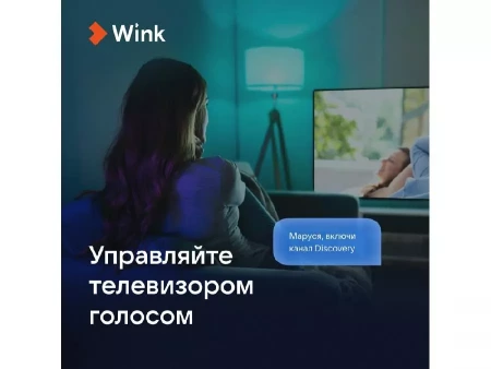 Умная колонка VK Капсула Мини с голосовым помощником Марусей, темный серый