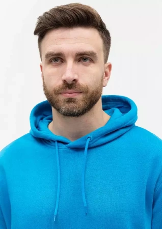 Худи унисекс STAN футер с начёсом 260, 20, Лазурный,  (40/1)  (48/M)