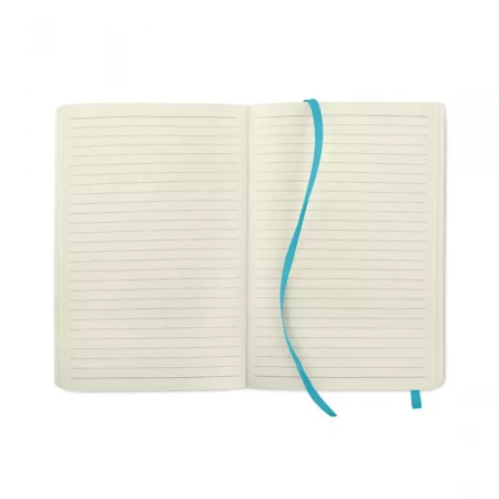 A5 recycled notebook (цвет - бирюзовый)