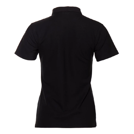 Рубашка поло женская STAN хлопок/полиэстер 185, 104W, Чёрный,  (20)  (52/XXL)