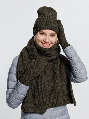 Варежки Nordkyn, зеленые (оливковые), размер L/XL