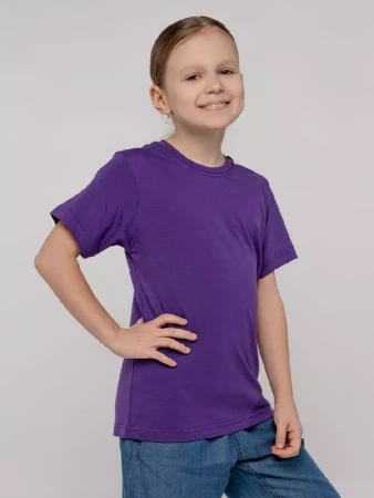 Футболка детская T-Bolka Kids, фиолетовая, 10 лет