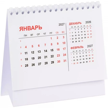 Календарь настольный Datio, белый