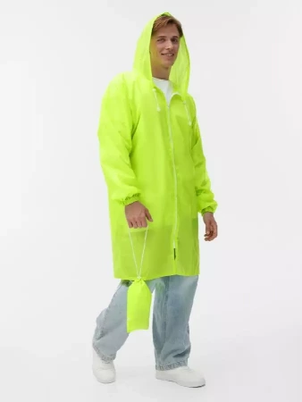 Дождевик Rainman Zip, желтый неон, размер XS