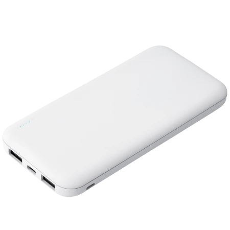 Внешний аккумулятор с подсветкой Люче (Luce) 10000 mAh, белый