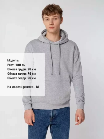 Худи Kirenga 2.0 Heavy ver. 2, серый меланж, размер XXL