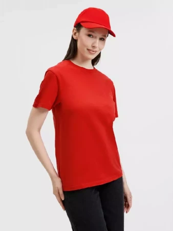 Футболка унисекс T-Bolka 180, красная, размер L