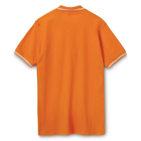 Рубашка поло Virma Stripes, оранжевая, размер L