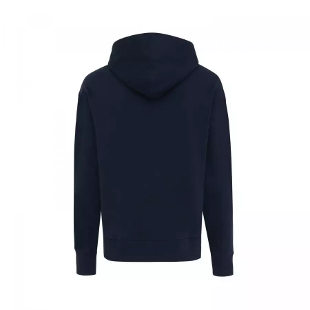 Худи Iqoniq Yoho из переработанного хлопка, свободный крой, унисекс, 340 г/м² (Синий цвет) (размер - L)