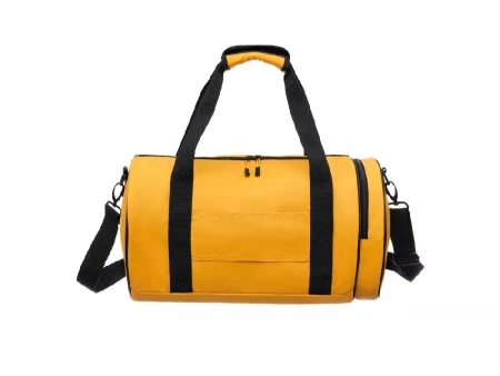 Сумка спортивная TORBER MOBI, желтая, полиэстер 900D с PU покрытием, 45 х 25 х 25 см