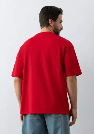 Футболка унисекс оверсайз STAN хлопок 240, 56, Красный,  (14)  (52/XL)