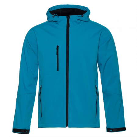 Куртка софтшелл мужская STAN 340, 71N, Лазурный,  (40/1)  (40/3XS)