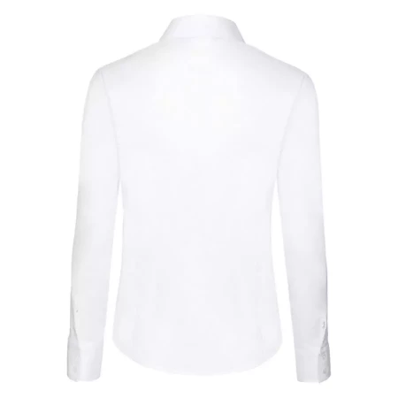 Рубашка "Lady-Fit Long Sleeve Oxford Shirt", белый_L, 70% х/б, 30% п/э, 130 г/м2