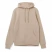 Толстовка с капюшоном унисекс Hoodie, бежевая, размер XS