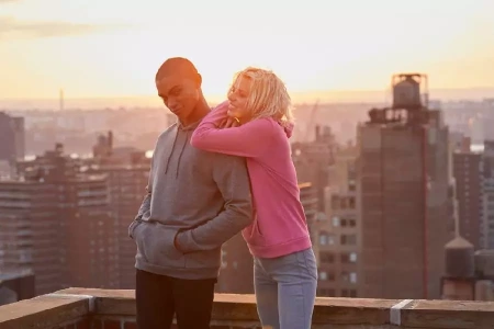 Толстовка с капюшоном женская Hoodie, серо-зеленая, размер M