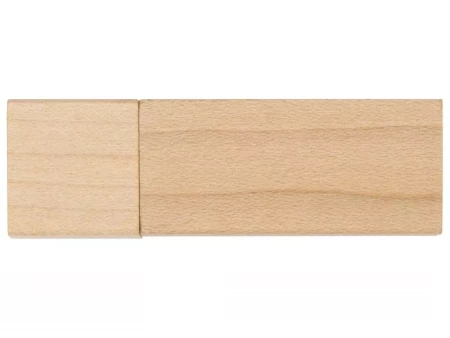 Флеш-карта USB 2.0 16 Gb Woody с магнитным колпачком, натуральный