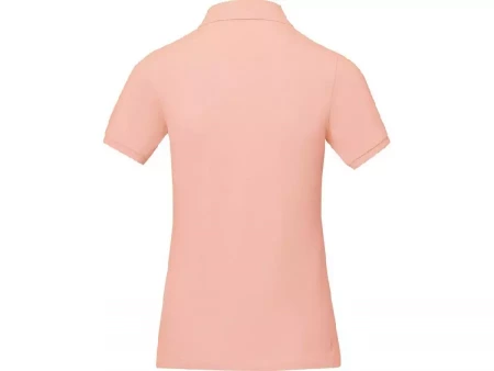 Calgary женская футболка-поло с коротким рукавом, pale blush pink