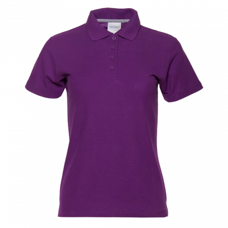 Рубашка поло женская STAN хлопок/полиэстер 185, 104W, Фиолетовый,  (94)  (52/XXL)