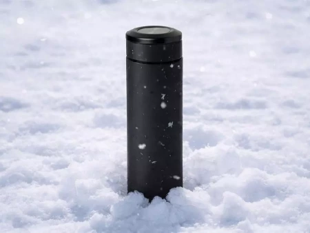 Вакуумный термос Vacuum Flask C1, soft touch, 420мл, черный