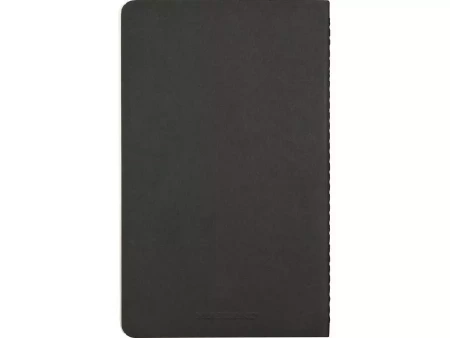 Записная книжка Moleskine Cahier (нелинованный, 3 шт.), Large (13х21см), черный