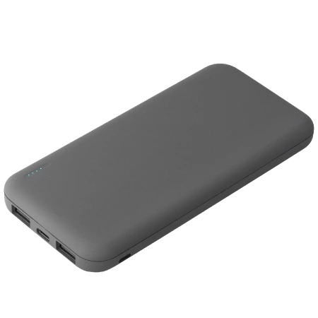 Внешний аккумулятор с подсветкой Люче (Luce) 10000 mAh, серый