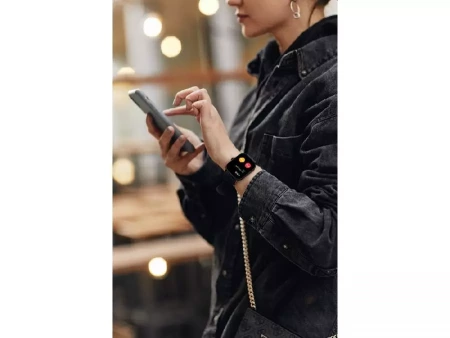 Умные часы CANYON Barberry SW-79, IP 67, BT 5.1, сенсорный дисплей 1.7, черный (Р)
