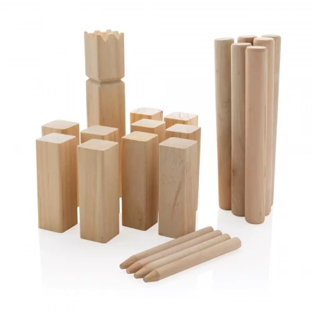 Деревянный игровой набор Kubb (Коричневый цвет)