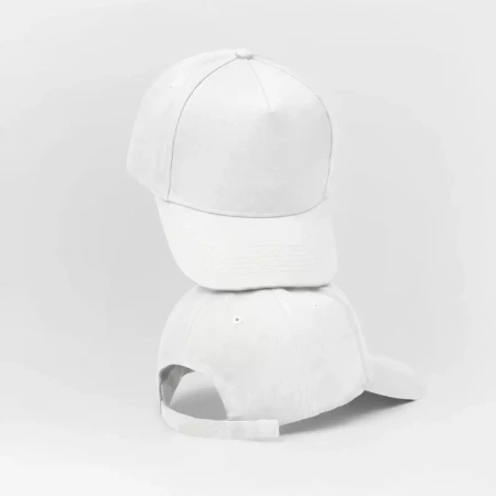 Бейсболка Poly 5-ти панельная 120 гр, белый (P)