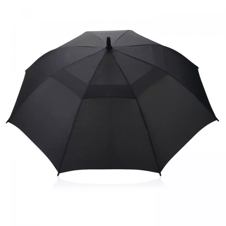 Зонт-трость антишторм Swiss Peak Tornado из rPET AWARE™, d116 см (Черный цвет)