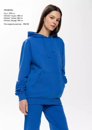 Худи унисекс STAN футер без начёса 260, 23, Синий,  (16/1)  (54/XXL)