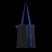 Шоппер Superbag black (чёрный с синим)