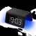 Зарядная станция с часами 15W Флейм (Flame), черная