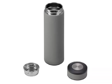 Вакуумный термос Vacuum Flask C1, soft touch, 420мл, серый