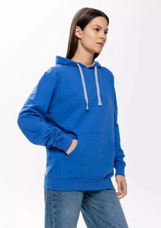 Худи унисекс STAN футер без начёса 260, 23, Синий,  (16/1)  (52/XL)