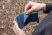 Кошелек с держателем для карт C-Secure RFID (Синий цвет)