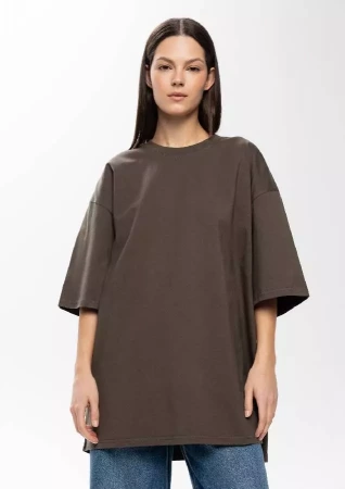 Футболка унисекс оверсайз STAN хлопок 240, 56, Оливковый хаки,  (36)  (52/XL)