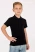 Рубашка поло детская Virma Kids, черная, 6 лет