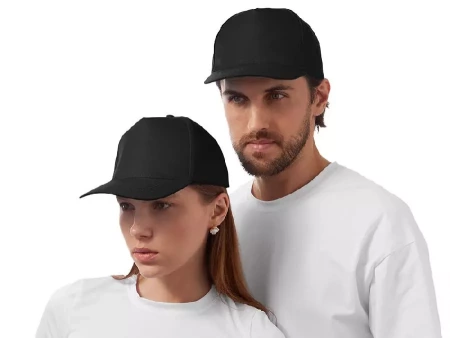 Бейсболка Poly 5-ти панельная 120 гр, черный