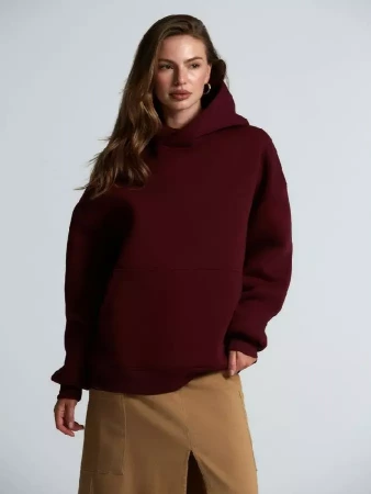 Худи Kulonga Oversize, бордовое, размер ХS/S