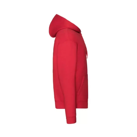 Толстовка мужская "PREMIUM HOODED SWEAT JACKET", красный_2XL, 70% х/б, 30% п/э, 280 г/м2