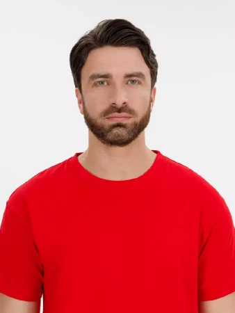 Футболка T-Bolka 180 красная, размер 3XL