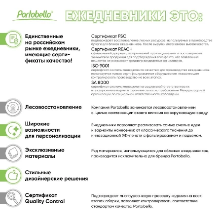 Ежедневник Рейн (Rain) недатированный, синий (без упаковки, без стикера)
