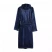 Банный халат VINGA Louis из rPET GRS, S-M, унисекс, 350 г/м² (Синий цвет)