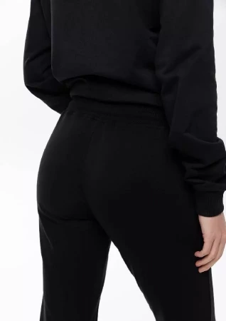 Брюки женские STAN футер без начёса, 260, 62W, Чёрный,  (20)  (52/XXL)