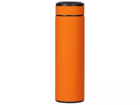 Вакуумный термос Vacuum Flask C1, soft touch, 420мл, оранжевый